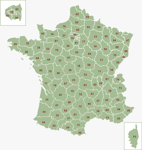 Carte de France